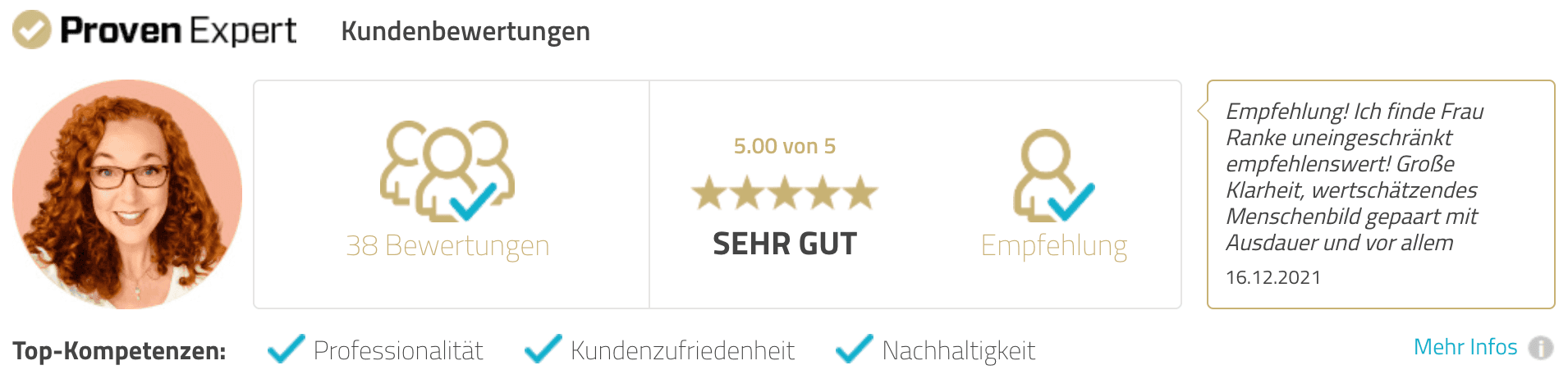 Bewertung Proven Expert Bild